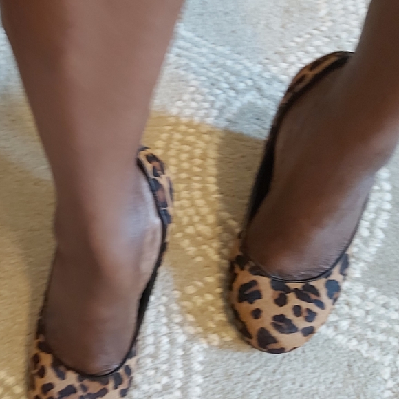 BCBGeneration Shoes - SOLD..Leopard print wedge heel shoes